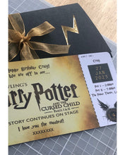 Load image into Gallery viewer, Surprise Trip Ticket - Harry Potter The Cursed Child Play