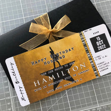 Load image into Gallery viewer, Surprise Theatre Musical Ticket - Hamilton The Musical