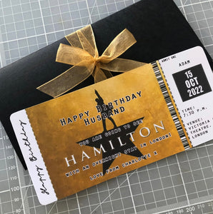 Surprise Theatre Musical Ticket - Hamilton The Musical