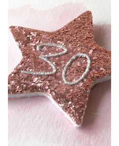 Personalised Glitter Badge - Any Occasion