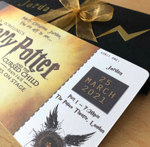 Load image into Gallery viewer, Surprise Trip Ticket - Harry Potter The Cursed Child Play