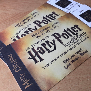 Surprise Trip Ticket - Harry Potter The Cursed Child Play